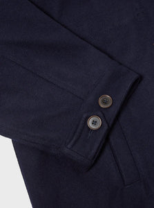 Universal Works Cruiser Parka in Navy Mowbray