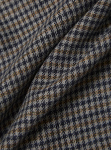 Universal Works Windcheater Jacket in Charcoal Houndstooth Wool