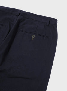 Universal Works Military Chino in Navy Burshed Moleskin