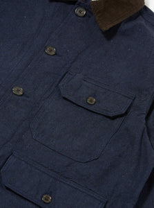 Universal Works Utility Jacket in Indigo Offline Denim