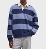NN07 David Striped Polo in Blue