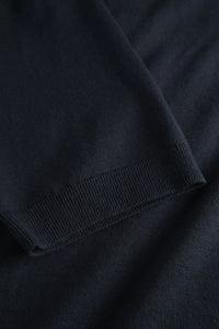 Norse Projects Leif Cotton Linen Polo in Navy