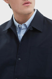 Norse Projects Carsten Solotex Twill Shirt in Dark Navy