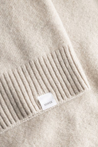 Norse Projects Merino Lambswool Jumper in Oatmeal