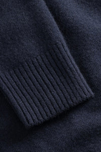 Norse Projects Merino Lambswool Jumper in Dark Navy