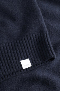 Norse Projects Merino Lambswool Jumper in Dark Navy