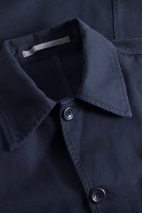 Norse Projects Twill Overshirt in Dark Navy