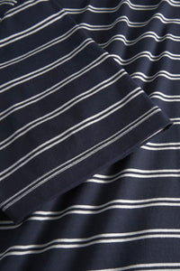 Norse Projects Holger Sailor Stripe Pocket T-Shirt in Dark Navy