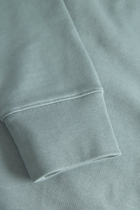 Norse Projects Ketel Relaxed Half Zip Sweater in Greyish Blue