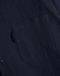 You Must Create Curtis Seersucker Shirt in Navy