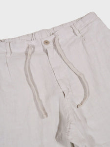 Hartford Tank Woven Linen Shorts in Sand