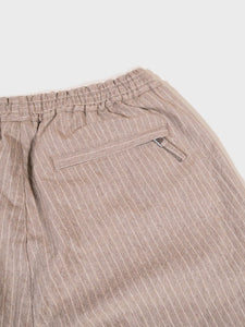 Wax London Tyne Trousers in Natural Chalk Stripe