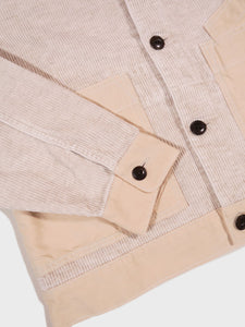Homecore Dario Tupelin Cord Jacket in Ecru