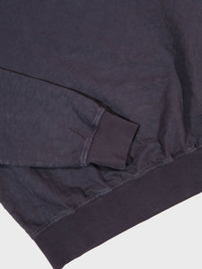 Original Vintage Style Robert Sweatshirt in Navy Slub Cotton