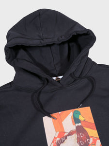 Edmmond Studios Cute Duck Hoodie in Black