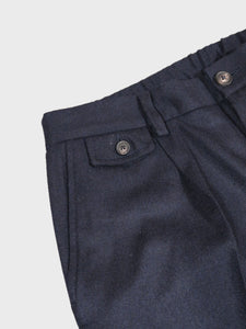 Edmmond Studios Jack Pants in Navy Wool