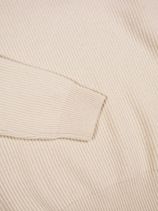 East Harbour Surplus Jean Rib Knit Roll Neck Jumper in Off White