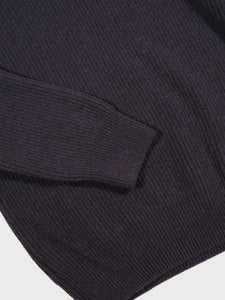 East Harbour Surplus Jean Rib Knit Roll Neck Jumper in Navy