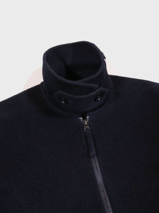 Hartford Doug Double Face Wool Jacket in Navy