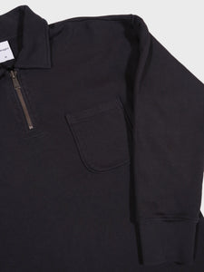 Parages Polo Sweatshirt in Black