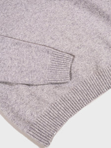 Parages Michael Roll Neck in Light Grey Marl