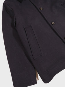 Parages Harbour Wool Jacket in Navy