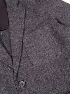 Universal Works Two Button Jacket in Grey Anders Upcycled Wool