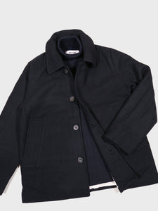 Parages Harbour Wool Jacket in Navy