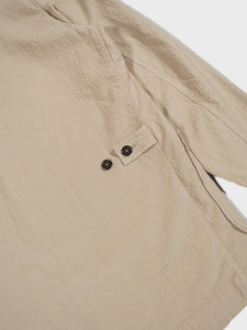 Universal Works Five Pocket Jacket in Sand Seersucker ii