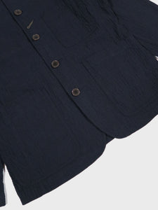 Universal Works Bakers Jacket in Dark Navy Ospina Cotton