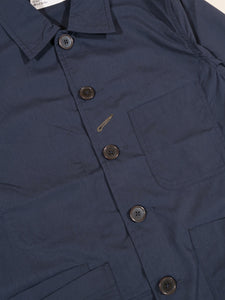 Universal Works Bakers C Jacket in Navy Recycled Polytech