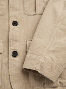 Oliver Spencer Shawcross Sibley Cord Jacket in Beige