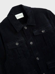 Oliver Spencer Shawcross Sibley Cord Jacket in Navy