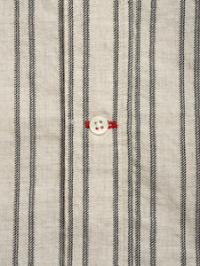 Oliver Spencer Alberg Brook Shirt in Sand/Black