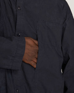 YMC Hawkeye Ultrafine Cotton Shirt in Navy