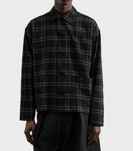 You Must Create PJ Overshirt in Black Check