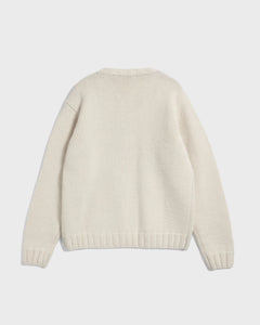 YMC Bluto Vixen Crew Neck Knit in Cream