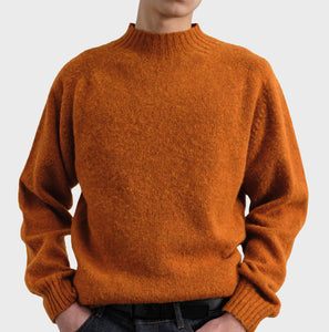 You Must Create Montland Lambswool Knit Jumper in Orange