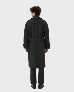 Noyoco Verlaine Wool Coat in Anthracite